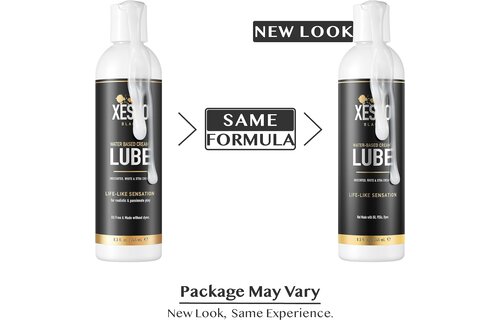 Sexual Lubricant - XESSO Water Based Creamy Lube, Unscented 8.3 Fl Oz