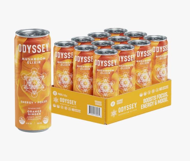Odyssey - Sparkling Mushroom Elixir Caffeine 85mg 12oz