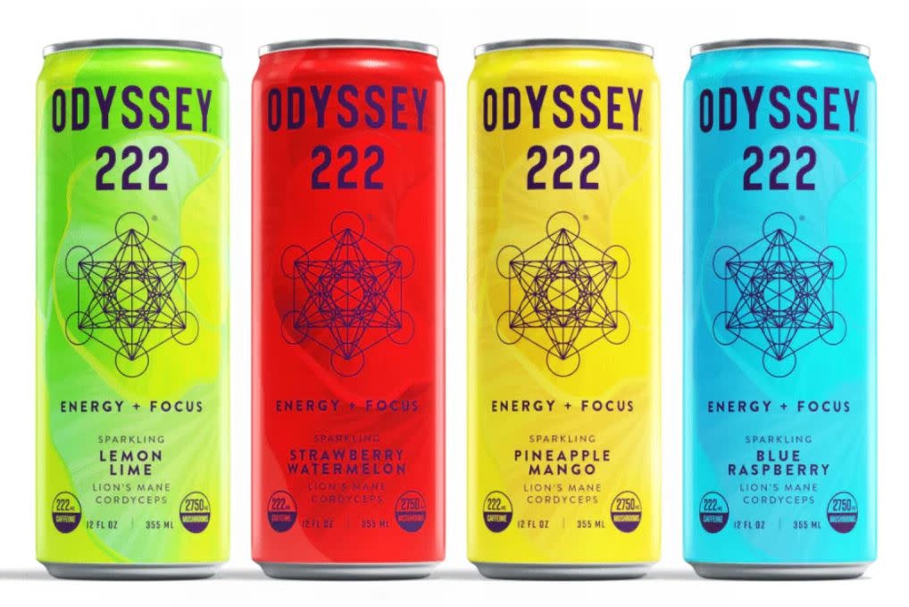 Odyssey - Sparkling Mushroom Elixir 222 Caffeine 222mg 12oz