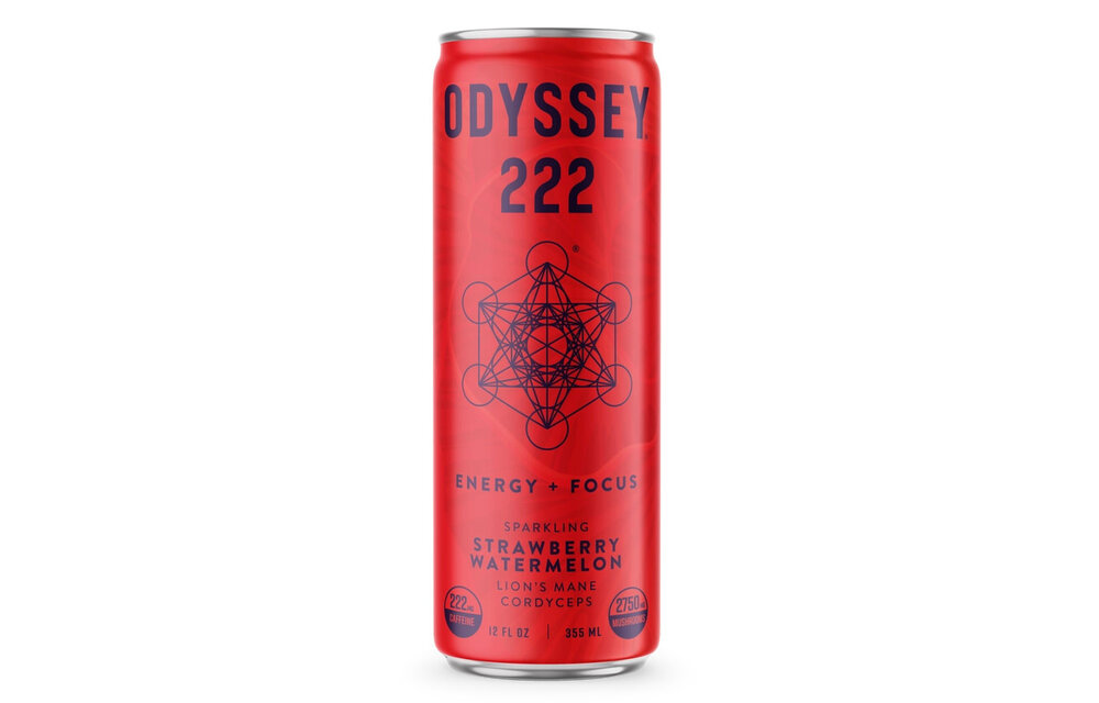 Odyssey - Sparkling Mushroom Elixir 222 Caffeine 222mg 12oz