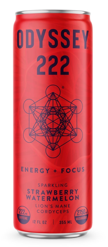 Odyssey - Sparkling Mushroom Elixir 222 Caffeine 222mg 12oz