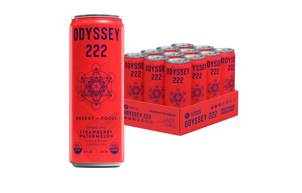 Odyssey - Sparkling Functional Elixir 222 Caffeine 222mg 12oz