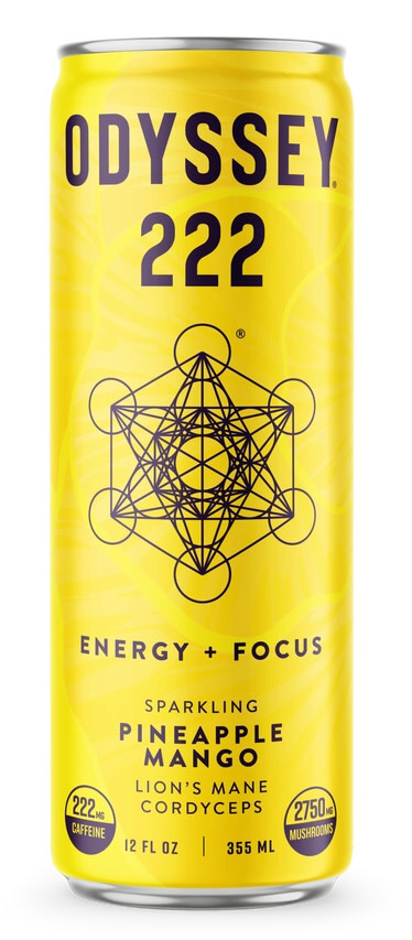 Odyssey - Sparkling Mushroom Elixir 222 Caffeine 222mg 12oz