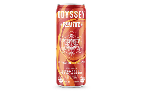 Odyssey - Sparkling Mushroom Elixir REVIVE Caffeine 0mg 12oz