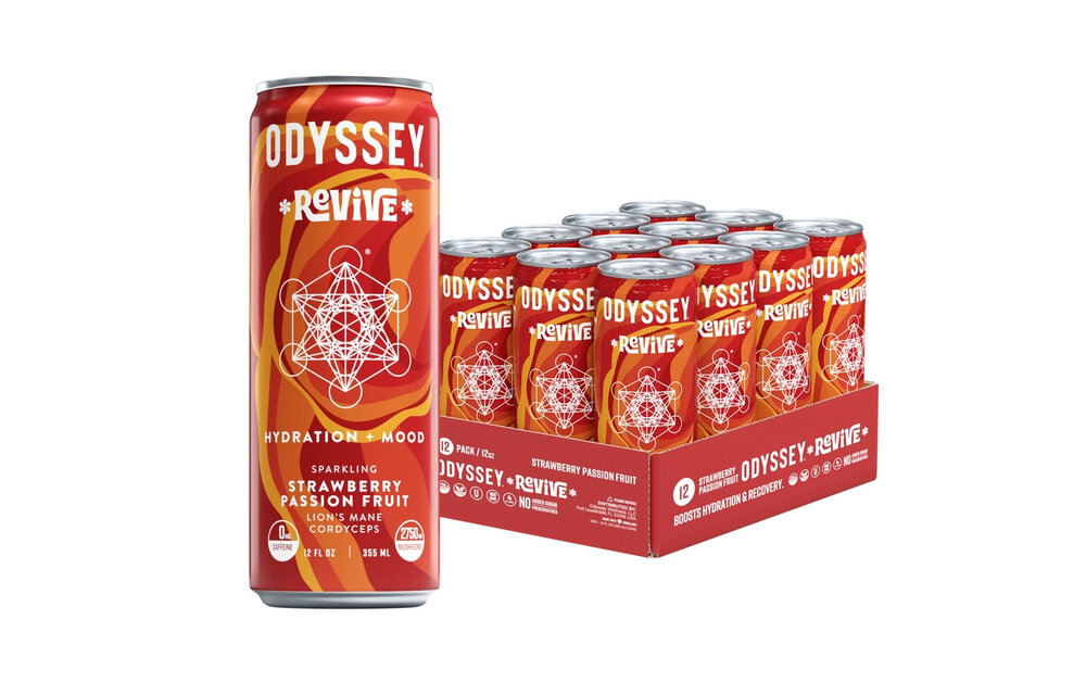 Odyssey - Sparkling Functional Elixir REVIVE Caffeine 0mg 12oz