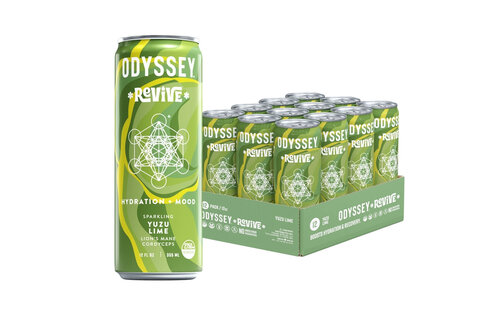 Odyssey - Sparkling Mushroom Elixir REVIVE Caffeine 0mg 12oz