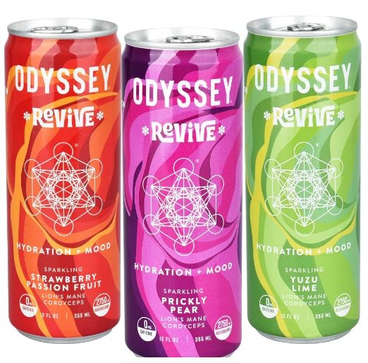 Odyssey - Sparkling Functional Elixir REVIVE Caffeine 0mg 12oz