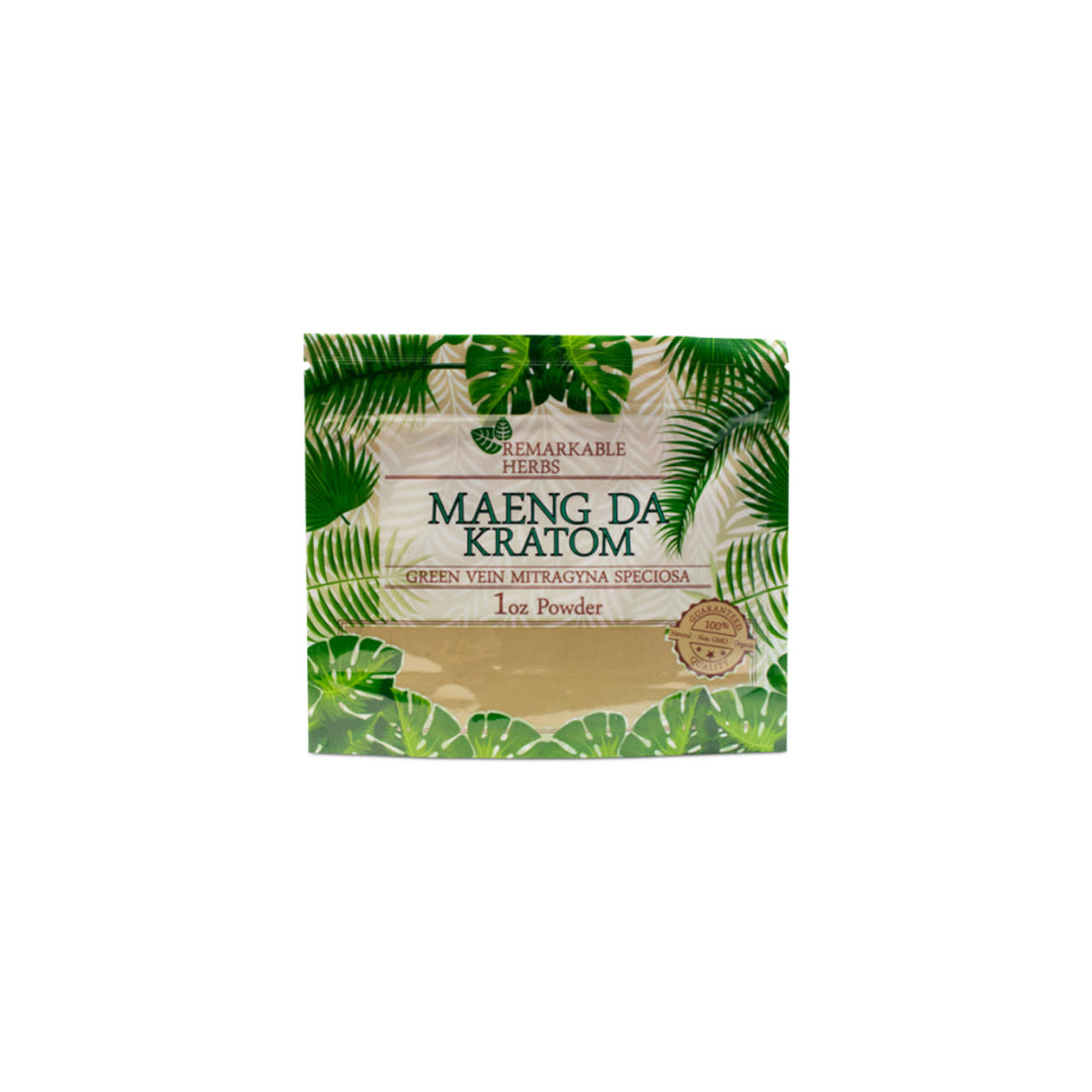 Remarkable Herbs - Kratom Powder Green Vein Maeng Da 1oz