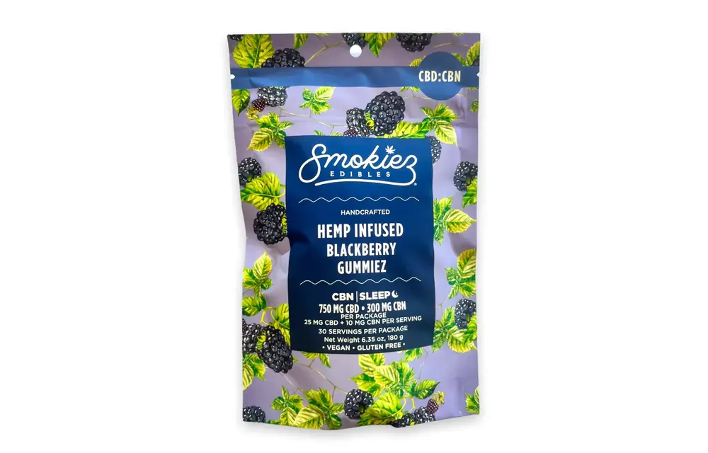 Smokiez - CBD Edible Gummies 750mg CBD 300mg CBN 30ct