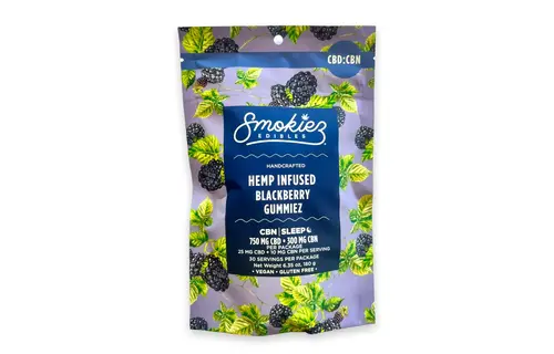 Smokiez - CBD Edible Gummies 750mg CBD 300mg CBN 30ct