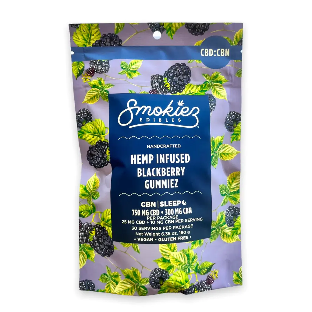 Smokiez - CBD Edible Gummies 750mg CBD 300mg CBN 30ct