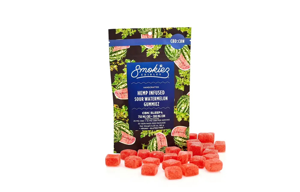 Smokiez - CBD Edible Gummies 750mg CBD 300mg CBN 30ct