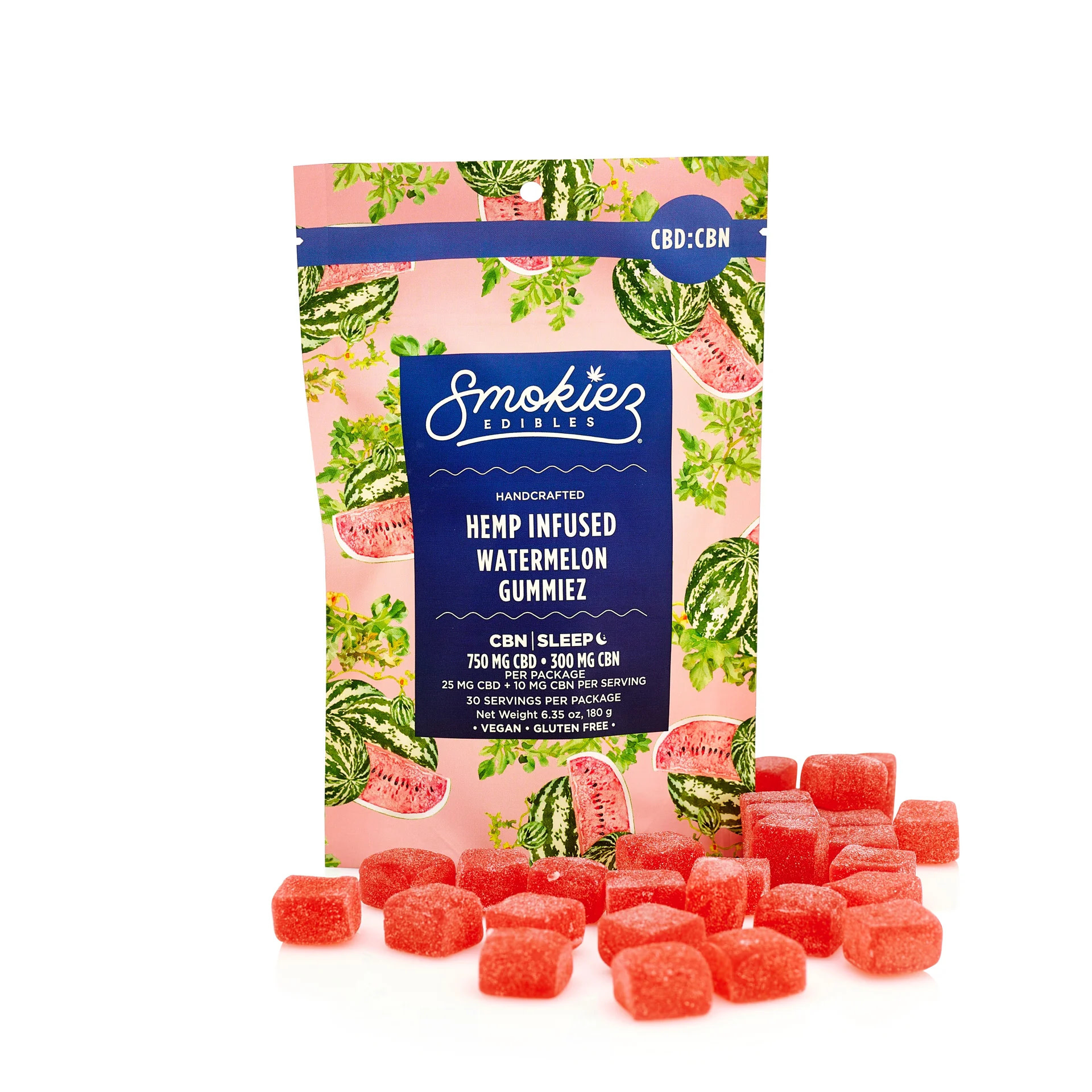 Smokiez - CBD Edible Gummies 250mg CBD 100mg CBN 10ct