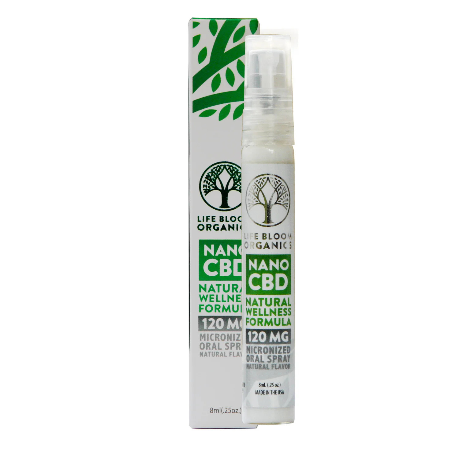 Life Bloom Organics - Nano CBD Oral Spray Wellness Formula 120mg