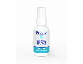 Freely - Broad Spectrum Relief Cream CBD + CBG w/ Cooling Menthol 2oz