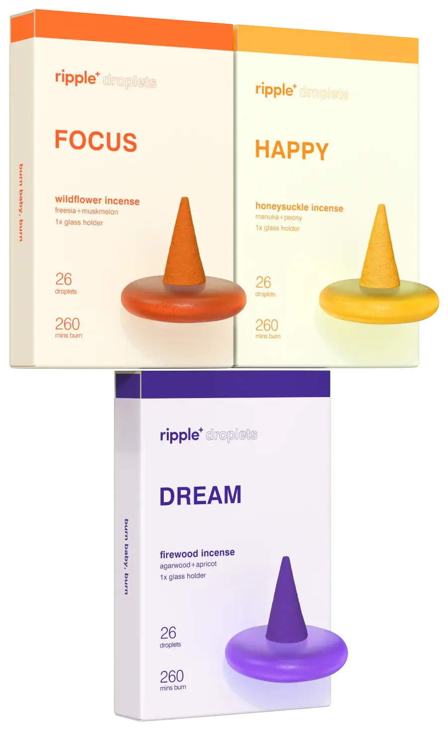 Ripple - Aroma Incense Droplets 26pk