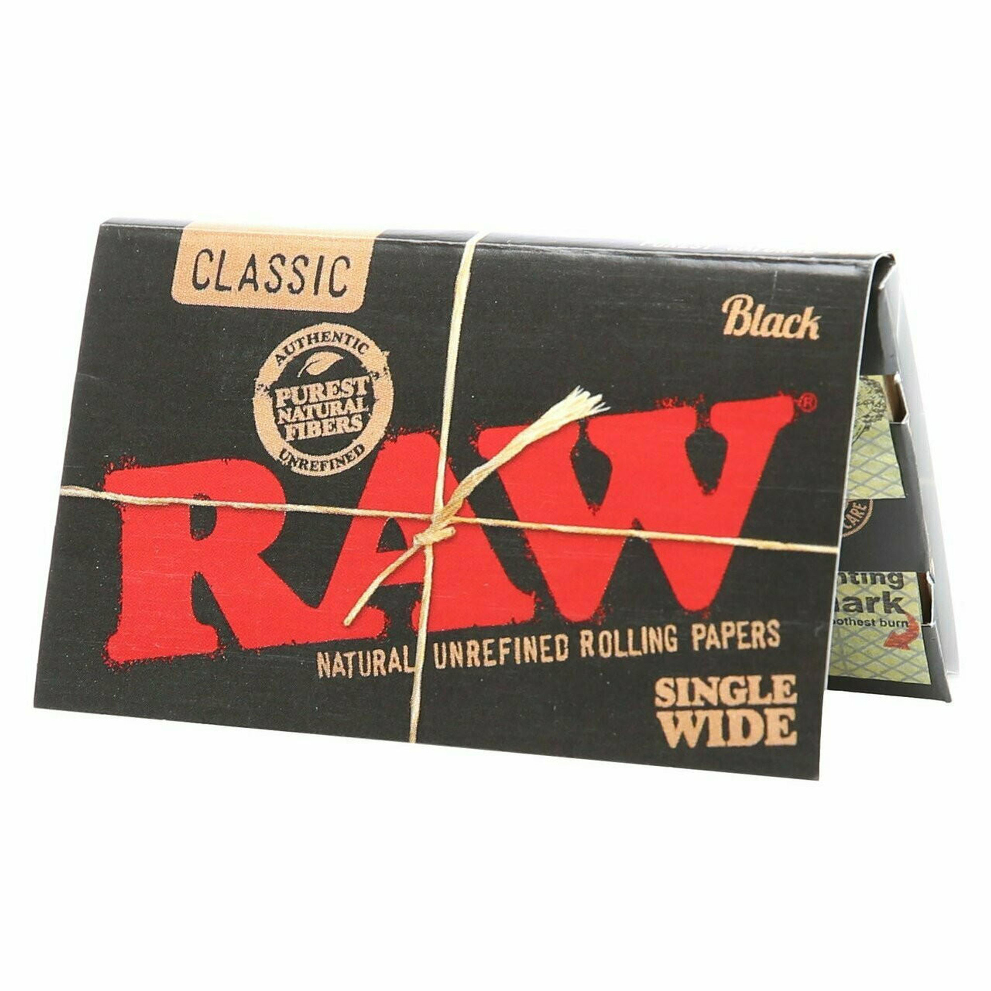 Raw - Rolling Papers Classic Black