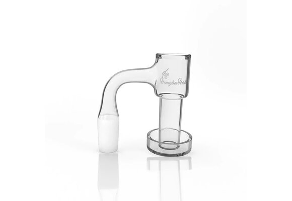 Honeybee Herb - Quartz Banger YELLOW LABEL  Honeysuckle Bevel 14mm 90°