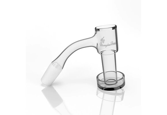 Honeybee Herb - Quartz Banger YELLOW LABEL Honeysuckle Bevel 14mm 45°