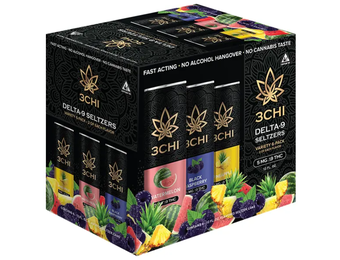 3chi - Delta 9 THC Seltzer 5mg 12oz Variety Pack