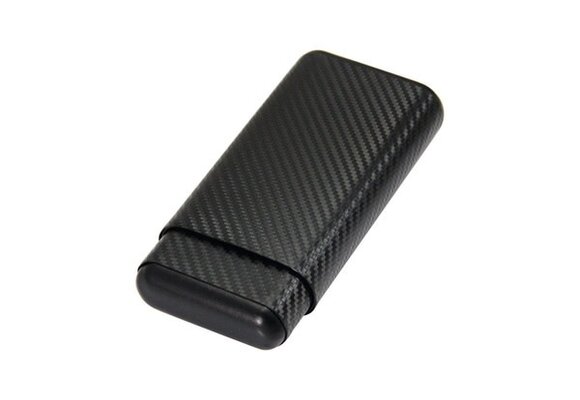 TGR - Cigar Case Wooden Carbon Fiber Black