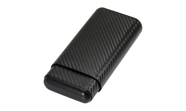 TGR - Cigar Case Wooden Carbon Fiber Black