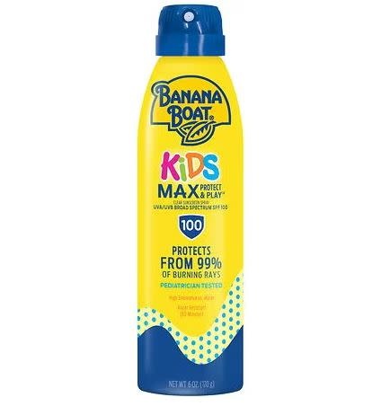 Banana Boat - Sunscreen Spray 6oz Kids Max SPF 100