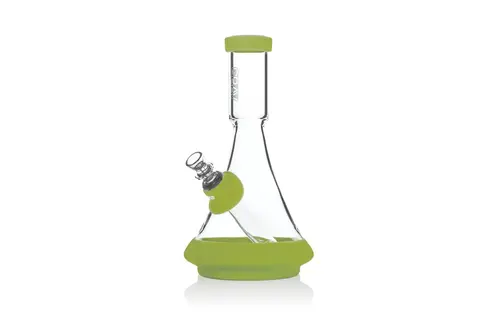 Grav - Water Pipe 8" Deco Beaker w/ Silicone Accents