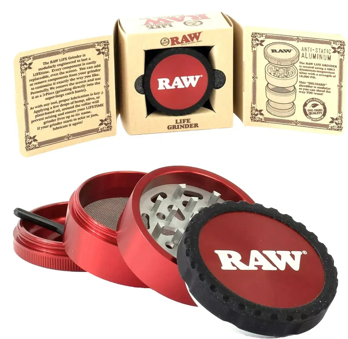 Raw - Life Grinder 4pc