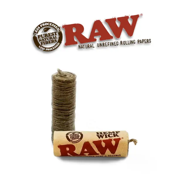 Raw - Hemp Wick 20ft