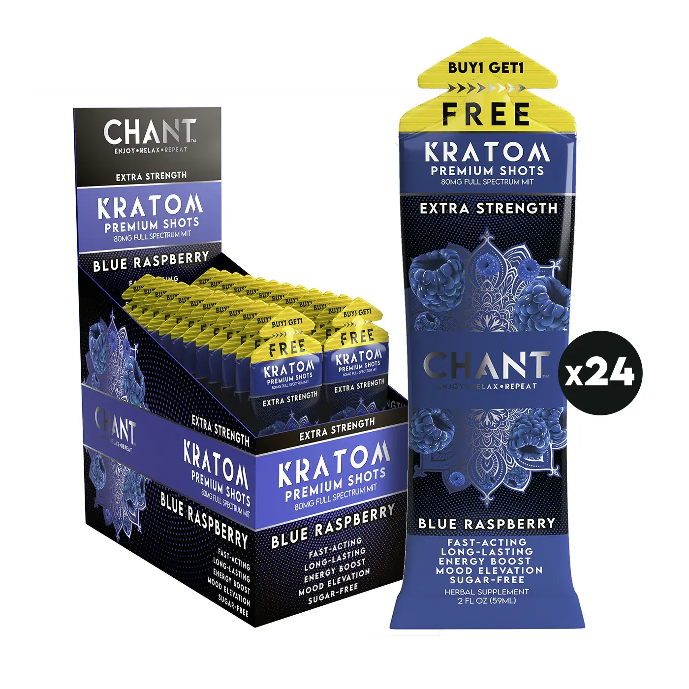 Chant - Kratom Premium Shots Full Spectrum MIT 40mg