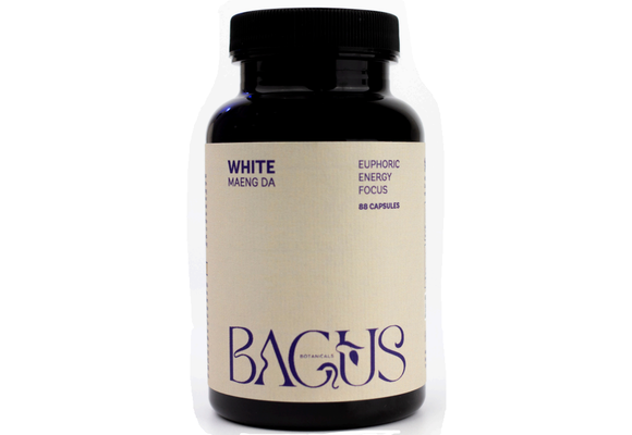 Bagus Botanicals - Kratom Capsules White Maeng Da 88ct