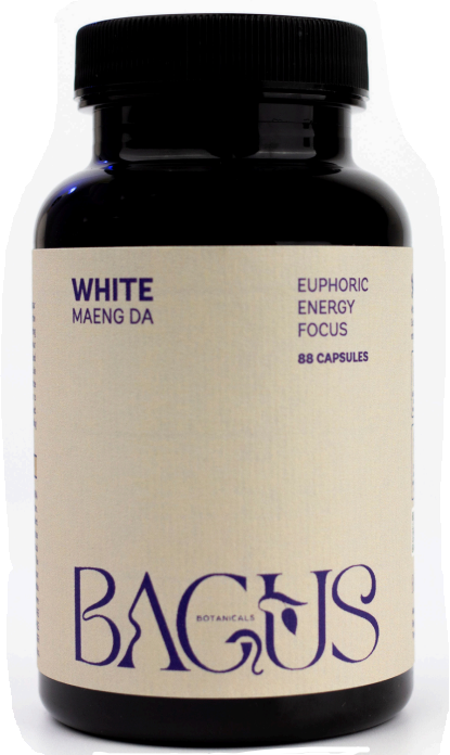 Bagus Botanicals - Kratom Capsules White Maeng Da 88ct