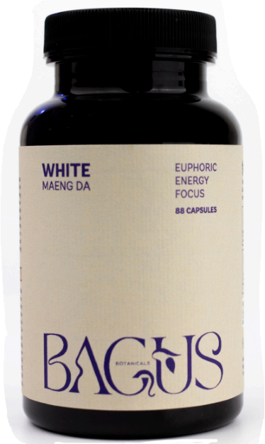 Bagus Botanicals - Kratom Capsules White Maeng Da 88ct