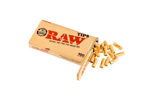 RAW – Natural Pre‑Rolled Rolling Tips