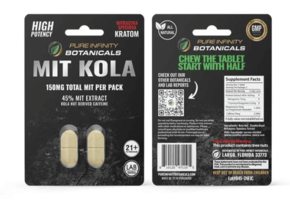 Pure Infinity Botanicals - Kratom Kola Extract Tablets 150MG 2ct
