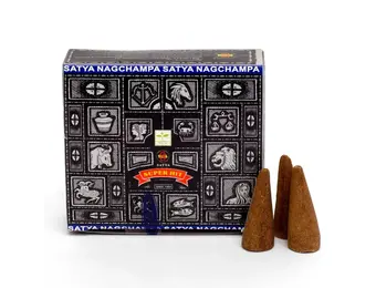 Satya - Aroma Incense Cones 12pk Super Hit