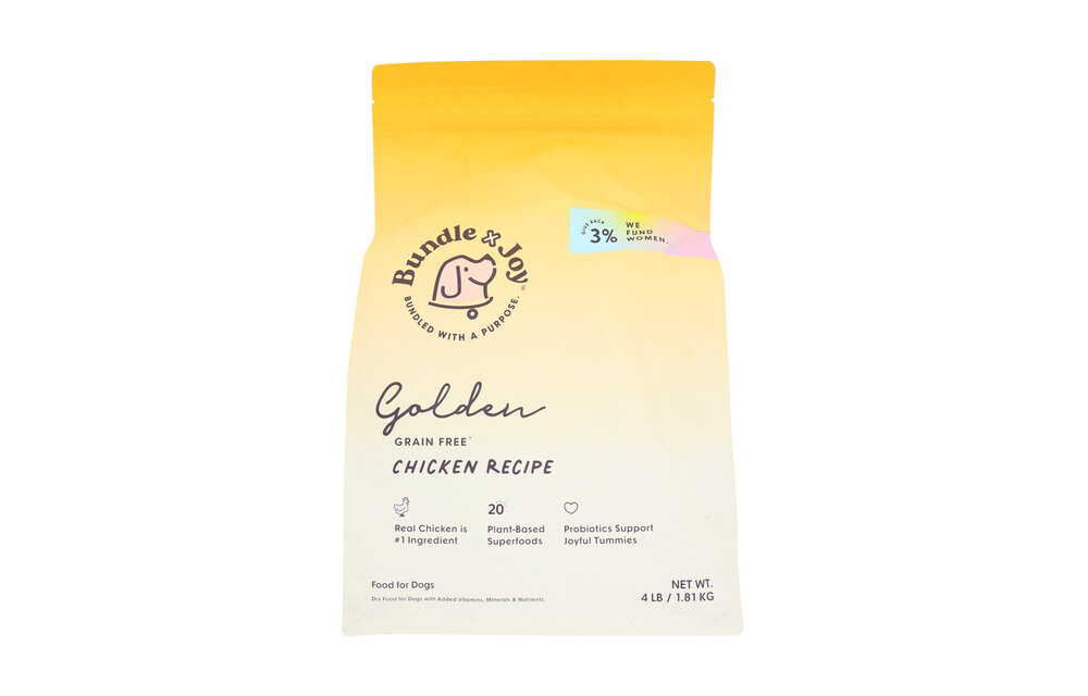 Bundle x Joy - Dog Food Superfood 4lb Golden Chicken