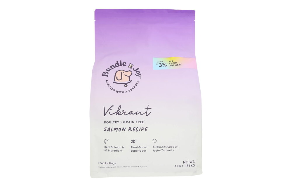 Bundle x Joy - Dog Food Superfood 4lb Vibrant Salmon Recipe