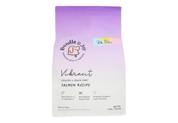 Bundle x Joy - Dog Food Superfood 4lb Vibrant Salmon Recipe