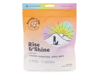 Bundle x Joy - Dog Treat Superfood Jerky Bars Rise & Shine Chicken 16oz