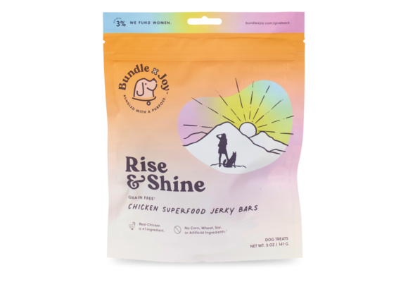 Bundle x Joy - Dog Treat Superfood Jerky Bars Rise & Shine Chicken 16oz