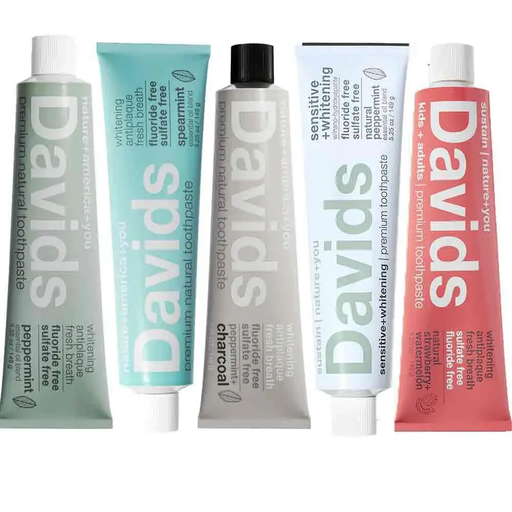 Davids - Toothpaste Premium Whitening + Antiplaque 149g