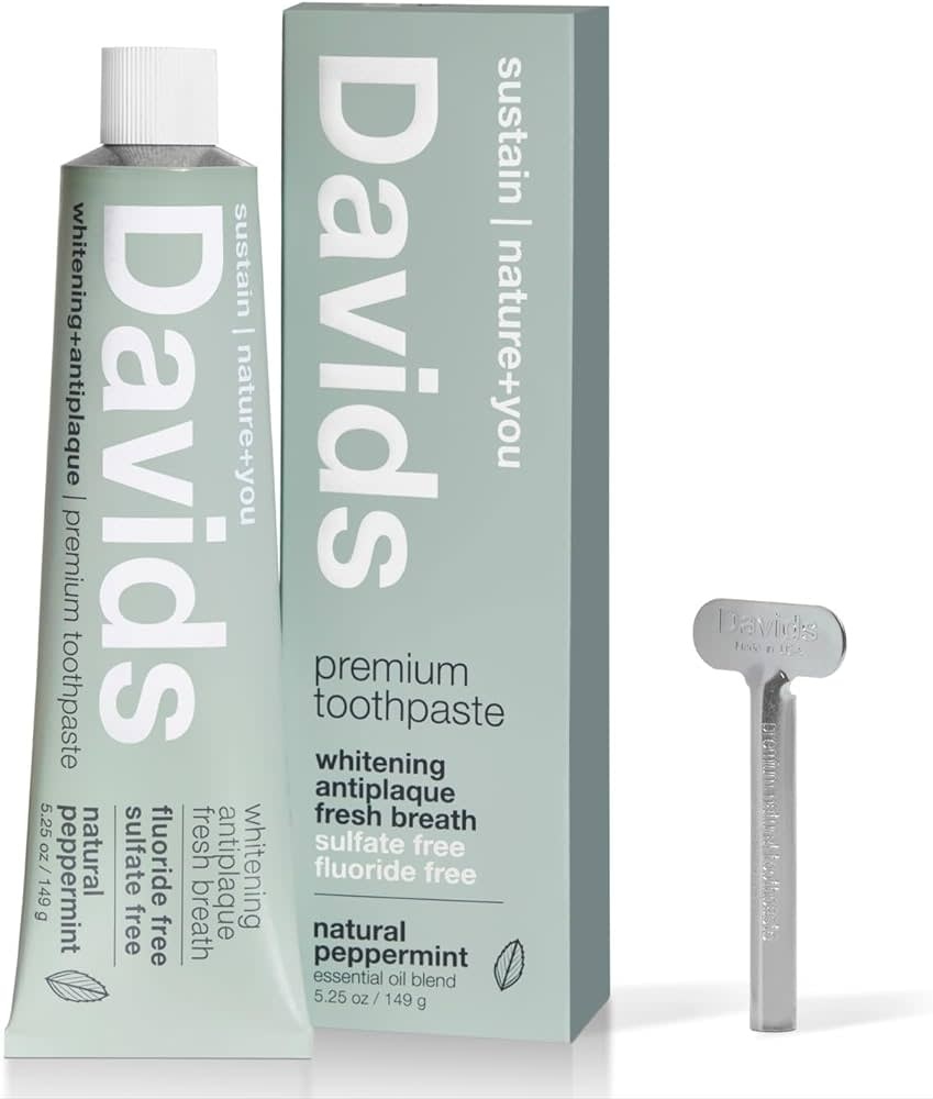 Davids - Toothpaste Premium Whitening + Antiplaque 149g