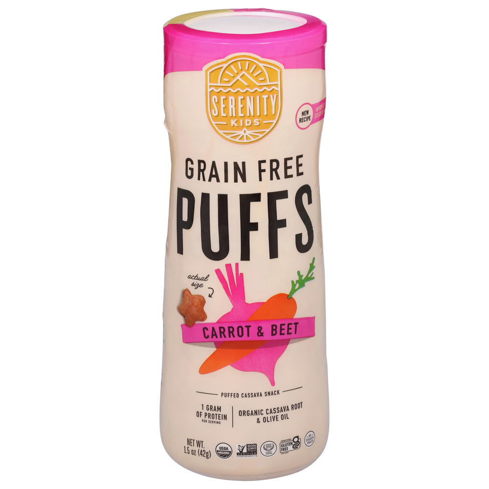 Serenity Kids - Toddler Snack Puffs Carrot & Beet 1.5oz