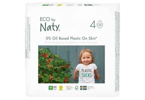Eco by Naty - Diapers 0% Oil-Based Plastics Size 4 26ct (15-40lbs)