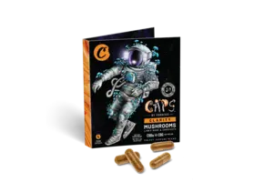 Caps by Cookies - Mushroom + CBD Capsules Clarity Lion's Mane & Cordyceps 4ct