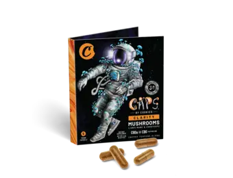 Caps by Cookies - Mushroom + CBD Capsules Clarity Lion's Mane & Cordyceps 4ct