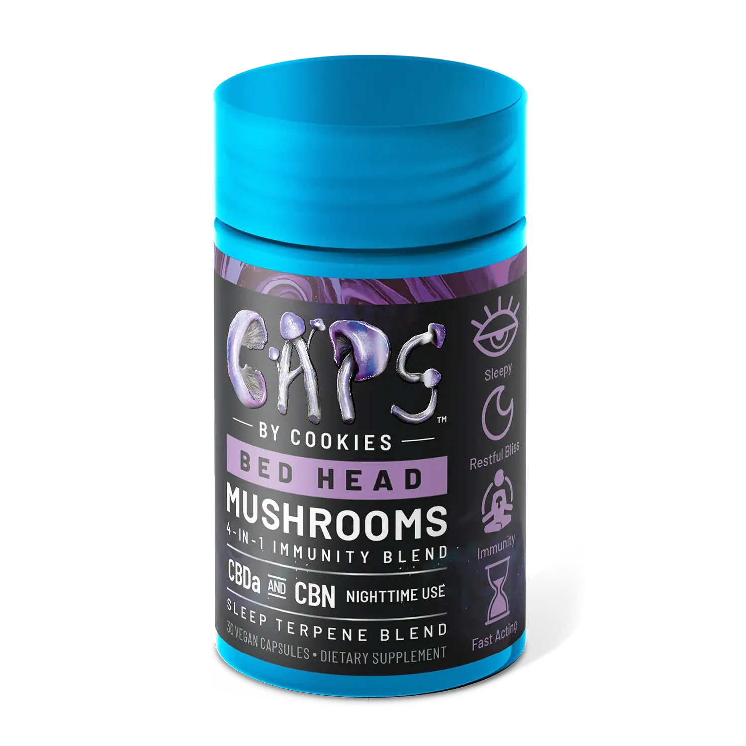 CAPS by Cookies - Mushroom + CBD Capsules 30ct