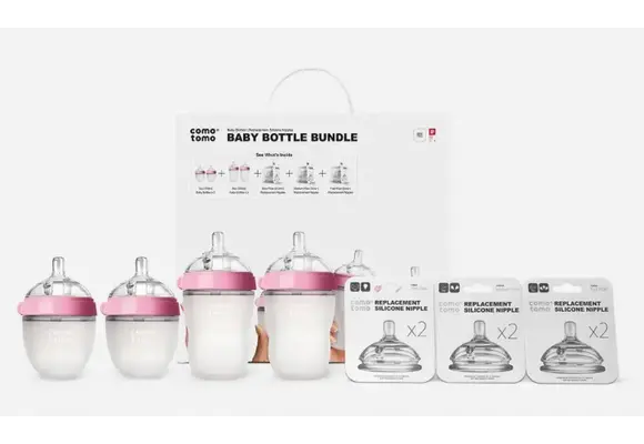 Comotomo - Baby Bottle Bundle Silicone 4pk